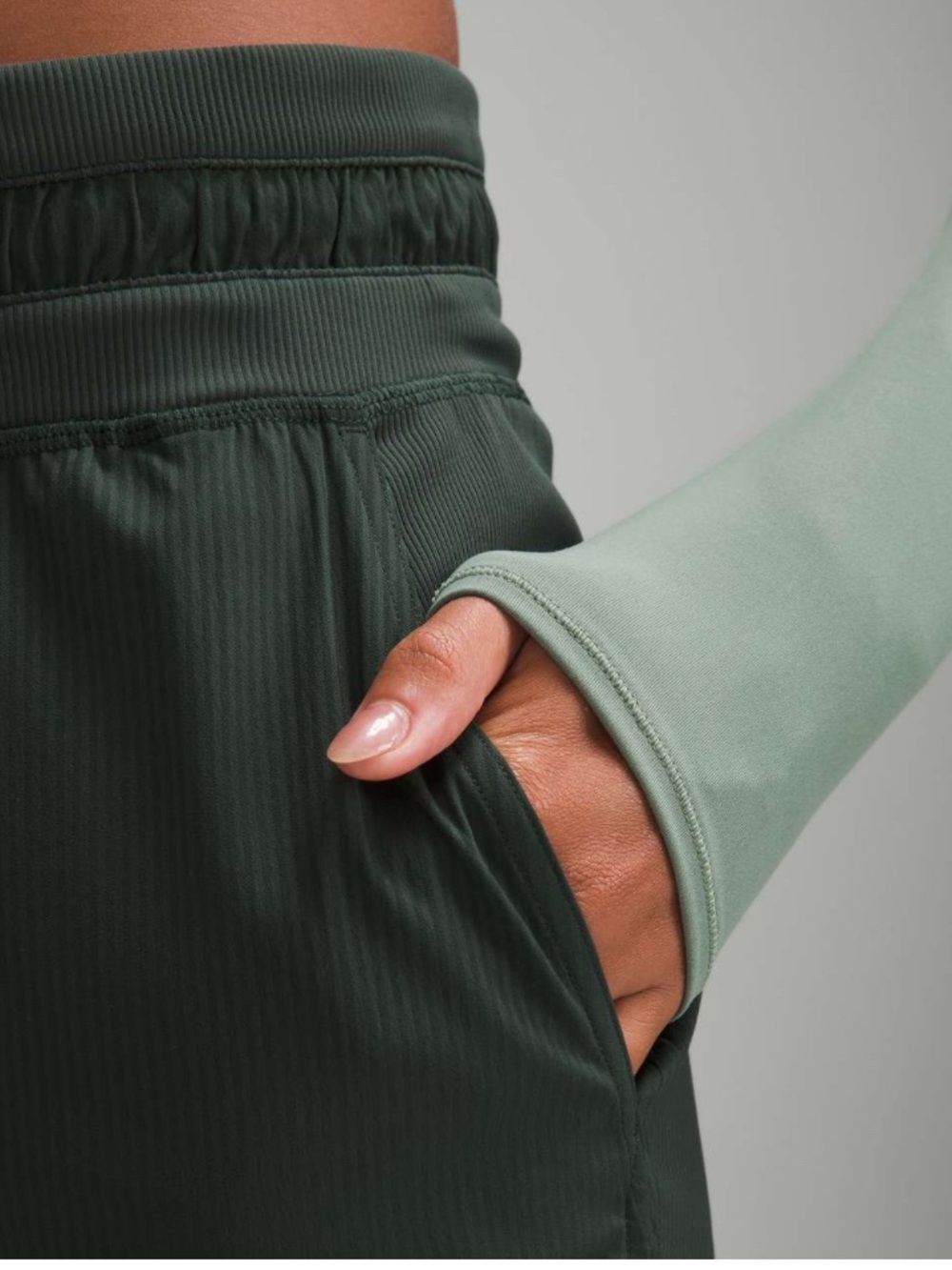 Lululemon Dance Studio Mid-Rise Cropped Pant In Legacy Green Size 12 Performance - Picture 6 of 9
